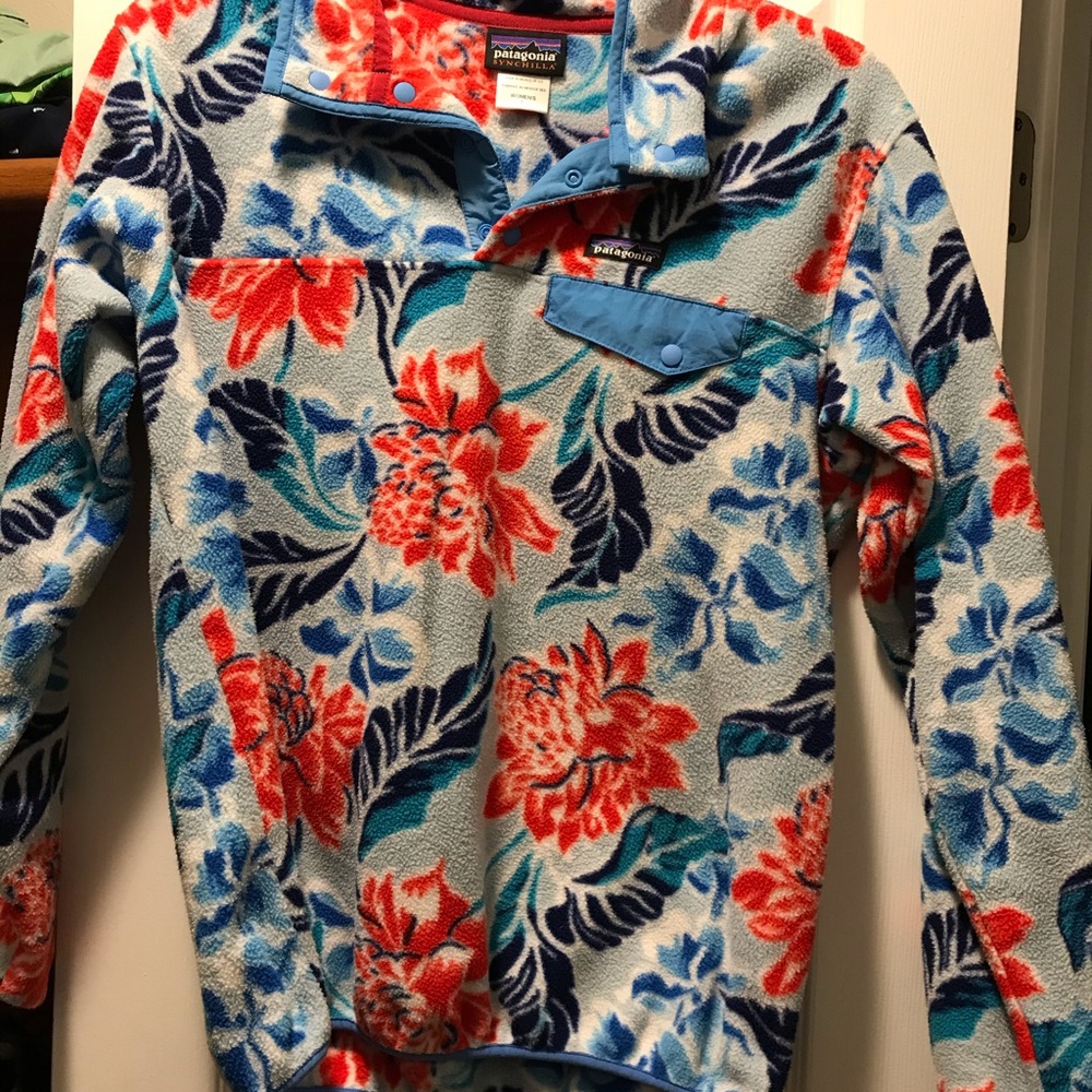 Women’s large Patagonia Synchilla-  multicolored